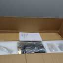 Ohniyou 52 Low Profile Ceiling Fan with Lights, Remote & APP Control Modern Flush Mount Indoor Outdoor Ceiling Fans, Dimmable, Silent DC Motor, Reversible, Black