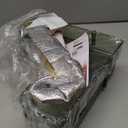 NATURE'S SOURCE Makeup Organizer for Vanity, 2-Tier Corner Bathroom Organizer Countertop with Makeup Brush Holder, Corner Counter Storage for Bathroom Dresser- Green