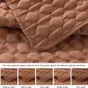 WDCOZY Burnt Orange Twin Quilt Size Bedding Sets with 1 Pillow Sham, Red Lightweight Soft Bedspread Coverlet, Quilted Blanket Thin Comforter Bed Cover for All Season, 2 Pieces, 68x90 inches