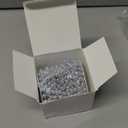 Craft String Pearls 8MM Pearl Bead, 33 Feet Silver Faux Pearl Garland Spool Roll Strand Wedding Party Decoration, Christmas Tree Decorations (0.31 in 33 ft)