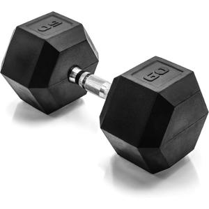 CAP Barbell Coated Hex Dumbbell Weight | Multiple Options (60 lb)