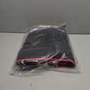 SONGMICS Christmas Tree Storage Bag with 1.6-Inch Wheels, Rolling Storage Bag, up to 7.5 ft, For Disassembled Holiday Tree, Length-Adjustable Handles, 600D Oxford Fabric, Ink Black URXS004B02