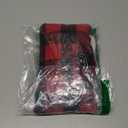 Malier Winter Coat for Dogs - Classic Plaid Fleece Cold Weather Jacket With Pocket, Windproof Warm Vest Clothes for Dogs (Red, Medium)