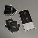 Sabary 118 Pcs Coffee Syrup Labels for Bottles Waterproof Coffee Bar Labels Stickers for Syrup Dispenser Drinking Bottle Glass Cups Organization, Black