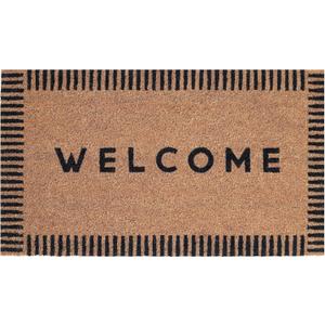 Folkulture Welcome Matt Outdoor | 16 x 28 Door Mats for Front Door Mat Outside Entrance | Eco Friendly | Welcome-Mats Cute Coir Mats | Outdoor Decor for Home, Durable & Anti Slip