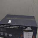 Disposable Paint Spray Sprayer Cup Liners & Lid System, 50 Standard 20 Ounce (600ml) Kit - 190 Mic- 50 Cup Liners, 50 Lids with Strainer, 1Hard Cup with Retainer Ring 20 Plugs,2 Cup Adapter