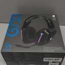 Logitech G733 Lightspeed Wireless Gaming Headset, Suspension Headband, Lightsync RGB, Blue VO!CE Mic, PRO-G Audio – Black, Gaming Headset Wireless, PC, PS5, PS4, Switch Compatible