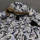 OHSNMAKSL Kid's Snowsuits Boys Ski Suits Jackets Girls Waterproof Coats Jumpsuits Winter Snowboarding Outdoor (14-16, White)