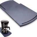 Handy Sliding Tray for Coffee Maker, Kitchen Appliance Moving Caddy, Countertop Slider with Smooth Rolling Wheels for Blender, Toaster, Air Fryer, Pot, Food Processors, Aid Mixer (Set of 1)