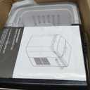 DUMOS Countertop Ice Maker with Handle, 26lbs/24H Portable Ice Machine