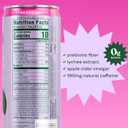 Bloom Nutrition Sparkling Energy Drink for Focus, Natural Caffeine, Zero Sugar, 180mg Caffeine, Antioxidant-Rich with Green Coffee Bean, Green Tea Extract, & Prebiotics, Raspberry Lemon 12oz 12 Pack (EXP 09/17/27)