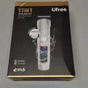 Ufree Beard Trimmer for Men, Waterproof Electric Razor for Nose, Body, Face & Mustache, Cordless Hair Clippers Shavers Grooming Kit, Valentines Day Gifts for Men Husband Father (Silver)