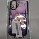 for iPhone 17 Magnetic Case, Compatible with Magsafe Pattern Cover Horse Purple Lavender