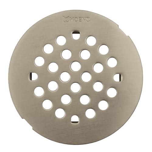 Moen Snap-In Shower Drain Cover, For Use with 3-inch Shower Drain, Brushed Nickel, 101663BN