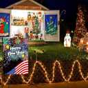 4 x Valentine Day Garden Flag St Patricks Day Garden Flag New Years Flag,Valentine Flag St Patrick Flag New Years Garden Flag 12x18 Burlap Valentine House Flag