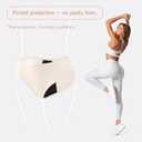 Leak Proof Period Underwear for Women, Heavy Flow Menstrual Panties, Seamless No Show Briefs (X-Large, (Black, Purple, Skin) Multicolor)