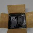 FviMzailon 6-Pack Non-Slip Mattress Grippers for Metal Bed Frame, Heavy Duty Mattress Gaskets, Adjustable Anti-Slide Brackets, Black  Includes Screws & Allen Wrench