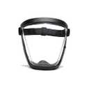 Super Protective Face Shield,Anti Fog Mask,Adult Clear Face Shield,Plastic Face Mask （Black）