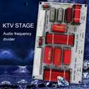 3 Speaker Crossovers, 350W 3 Way 3 Speaker Unit HiFi Home Speakers Audio Frequency Divider Crossover Filters