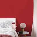 Red Peel and Stick Wallpaper A Set of 23.6”x 236” Matte Red Self-Adhesive Removable Contact Paper Solid Color Waterproof Vinyl Roll for Cabinets Furniture Renovation Bedroom Wall Covering
