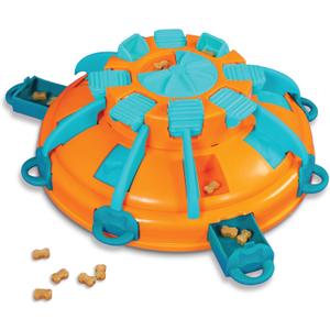 Outward Hound by Nina Ottosson Tower of Treats Level 4 Expert Dog Treat Puzzle for Enrichment, Orange Outward Hound by Nina Ottosson Tower of Treats Level 4 Expert Dog Treat Puzzle for Enrichment, Orange