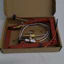SP20075, SP20305A Pilot and Igniter Assembly Replacement Kit Compatible with GE, Richmond Rheem Natural Gas Water Heater Parts, Includes Pilot Assembly, Burner Door Gasket, Screws, Clips