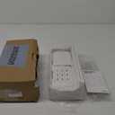 Nieifi Adhesive Wall Shelf, Shower Shelves 5 Pack with Soap Holder, Shower Organizer for Bathroom Organization, White