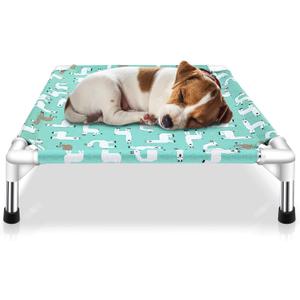 Elevated Dog Bed Pet cot for Small Dogs, Indoor and Outdoor Use for Small Pets