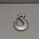 Slip Hook, Clevis Hook 3/8in Forged Steel with Safety for Pulling Trees for Hanging Chair for Securing Large Cargo