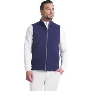 PUMA Golf Men's Cloudspun Fleece Hybrid Vest - Bn (Blue, S)