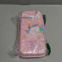 Pink Unicorn Carrying Case Compatible with Nintendo Switch (Not OLED or Lite) with Dockable Protective Grip Case +Screen Protector +Unicorn Stickers, Hard Storage Case Accessories Kit Bundle for Girls