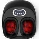 Snailax Foot Massager with Heat, FSA HSA Eligible, Kneading, Compression, Vibration, Shiatsu Feet Massage Machine for Plantar Fasciitis, Neuropathy, Foot Warmer, Christmats Gifts for Women Men,Size 13