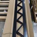 2 Packs Black Metal Stair Step Stringers, 8-Step for Deck Height 65 Inches Stair Stringer for Outdoor Wooden Tread