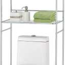 Display By Jack Over-The-Toilet Bathroom Storage Rack, 3-Tier Space-Saving Organizer – Metal Shelf Unit for Towels, Toiletries, and Bathroom Essentials