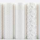 5 pcs Polymer Clay Texture Roller, Pottery Stamps for Polymer Clay Earrings Jewelry, Embossing Pottery Texture Rollers for Jewelry Making