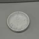 6.7" Decorative Bowl - Natural Marble Key Bowl & Centerpiece (White & Grey)