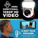 Pro Security Camera with 80 Watt Equivalent LED Light, Two Way Talk, HD Video WiFi Smart Camera, Perfect for Indoor Outdoor Night Vision Motion Detection