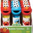 Little Kids Sesame Street Elmo & Cookie Monster 8oz Bubbles & Wand Character Party Favor Pack, 12 Pack, One Size