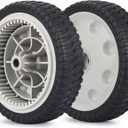 GICOOL 734-04018 Lawn Mower Front Drive Wheels, 8 Inch Wheels for MTD 734-04018A 734-04018B 734-04018C 12AV569Q597 Troy-Bilt TB240, Pack of 2