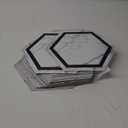 Art3d 30-Pack Hexagon Peel and Stick Flooring Tile Marble Look, Self Adhesive Waterproof Vinyl Floor Tile for Kitchen Bathroom Living Room Bedroom, 11.8" x 10.2" White Marble