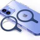 ESR Magnetic Ring 360 (HaloLock), Compatible with MagSafe Ring, Universal Magnetic Conversion Kit Compatible with MagSafe Sticker, for iPhone 15/14/13/12/11, Galaxy S23/S22/S21 and More, 2 Pack, Blue