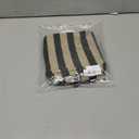 Naggoo Womens Summer Striped T Shirt Dress Crew Neck Cap Sleeve Color Block Casual A Line Short Dresses with Pockets. S