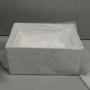 3 Pack White Buffet Food Risers, Step 12 1110 Size Acrylic Cube Box Display for Dessert Table Display Set Food Drink Collectibles Jewelry Figures, Display Stands for Retail Vendor Events,5 Side, Rectangle