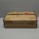 C-Shaped Side Table for Couch - Small Coffee Stand Sofa Tray Desk with Metal Frame and Waterproof Scratch Resistant, Modern End Accent for Living Room, Bedroom, Set of 2, Rustic Walnut