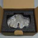 Ceramic Sponge Holder,Sponge Holder for Kitchen Sink,Compact Sink Caddy Organizer-Scouring Pad and Dish Holder,Farmhouse Kitchen Decor Cute Gadgets Accessories(Brown Grey)