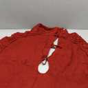 KHOYIME Red Knitted Christmas Tree Skirt 36 Inches, Rustic Vintage Large Xmas Tree Rug Skirt Chunky Thick Knit Boho Under Tree Skirt, Farmhouse Indoor Holiday Decorations New Year Home Party Decor