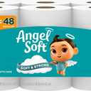 Angel Soft Toilet Paper, 12 Mega Rolls = 48 Regular Rolls, Soft and Strong Toilet Tissue