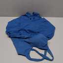 ReachMe Womens Running Onesie Athletic Romper Pants Hiking Outfits One Piece Workout Jumpsuits with Pockets (X-Small, Teal Blue)