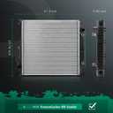 SCITOO 2816 Radiator Fit 2006-2010 for Ford for Explorer 4.0L 2006-2010 for Ford for Explorer 4.6L 2007-2010 for Ford for Explorer Sport Trac 4.0L 2007-2010 for Ford for Explorer Sport Trac 4.6L