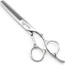 Hair Scissors 6 Inch Professional Barber Hair Thinning Scissors Thinning Shears 440C Barber Shears 30 Teeth Rose handle KINSARO for Hairdresser Barbershop or Home Use